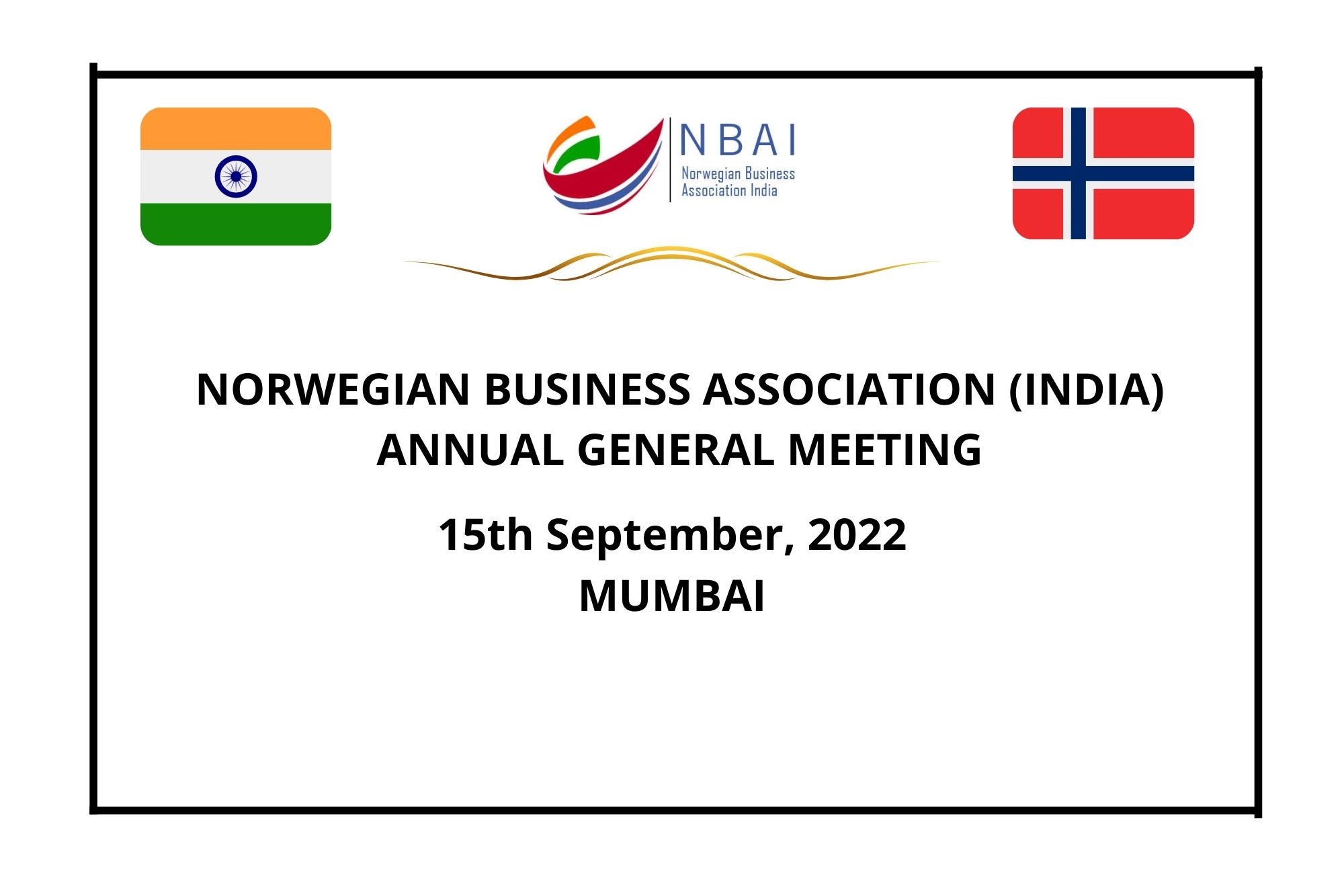 ANNUAL GENERAL MEETING FOR FY 2021-22.  MUMBAI ON 15th SEPTEMBER, 2022